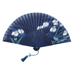 Kokkup&ouml;&ouml;ratav f&auml;nn Jaapani traditsiooniline Jaapani indigosinine karbiga lill [Osaka Choseido] Naistele - Stiilne, &Auml;ri, Stiil, Aksessuaarid, Festival, V&auml;rvitud, (Haigur blue