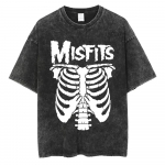 Pestud Vintage Hardcore Punk B&auml;ndi Misfits T-s&auml;rk &Otilde;udusluukere Graafiline T-s&auml;rk Meeste Naiste Mood &Uuml;le suurusega T-s&auml;rgid S mitmev&auml;rviline
