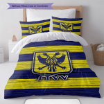 STVV Voodipesu Tekikomplekt Tekikott Padjap&uuml;&uuml;r Kodu Kaunistus S&uuml;nnip&auml;evakingitus (1 * tekikott + 2 * padjap&uuml;&uuml;ri, ilma s&uuml;damikuta) 135x200cm blue