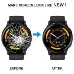 Garmin Venu originaal LCD-ekraan digiteerijaga t&auml;ieliku koostu asendusena For Garmin Venu must