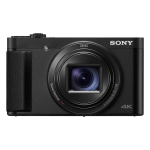 SONY Kompaktne Digitaalne 28x Optilise Suumiga P&ouml;&ouml;ratav LCD 4K Video Cyber-shot DSC-HX99 Kaamera, Must, (24-720 mm), 180-kraadine monitor, salvestamine. must