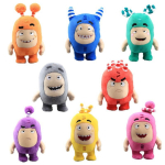 8 tk/partii Oddbods multifilmikarakterite pehmed m&auml;nguasjad t&auml;idisega laste m&auml;nguasjade kollektsioon laste nukk j&otilde;ulukink s&uuml;nnip&auml;evakingitus kodu kaunistus 18 cm-24 cm 18cm-24cm