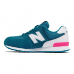 New Balance NB 574 'High Visibility' Madalad Jooksutossud Valge Sinine Teismelised KL574CJG M Width