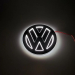 VW 11cm 5D LED-i jaoks Volkswageni VW logo valgusti, esiv&otilde;re logo valgusti, sobib CC/Golf/Passat/Jetta/Polo/Magotan pagasiruumi vngk10