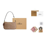 COACH Nolita Kunstnahast &Uuml;he &otilde;la K&auml;ekott V&auml;ike Naiste Pruun Kollane ja Pruun CW426-IMXHE One Size 5 beige