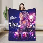 Helene Fischer Die Helene Fischer Show Minu Album Pehme Tekk &Otilde;pilaste Palus Visketekk Kohev Flanell Voodikate Voodikate 75x100cm (30x40inch) pink