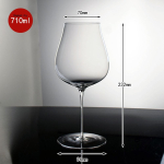 2/1 tk 940/710ml Kristallpunaveiniklaas Kristallpokaal Burgundia Bordeaux veiniklaasid Pika varrega degusteerimisklaasid Pulmajookide serveerimiseks 1Pcs gray