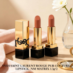 YSL Pure huulepulk NM Toon 1,3g Minisuuruses proov, Kreemjas niisutav nude huulev&auml;rv P&uuml;siv igap&auml;evane huulemeik tow pcs punane