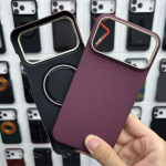 iPhone 17 Pro/ 18 Pro Max jaoks koos Magsafe &uuml;mbrisega T&otilde;eline s&uuml;sinikkiud Aramidkiud Magnetiline kate iPhone 18 Pro Max &uuml;mbrise jaoks Kerge iPhone 18 Pro gray
