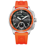 CITIZEN PROMASTER Wave Tracker Eco-Drive Merer&otilde;ivaste Kell, Jahtide Taimer Tide Graph Mudel JV3000-13E, Oranž/Must, Meeste oranž