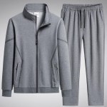 Meeste dressipluus Sui Dressipluus Meeste Vabaaja &Uuml;hev&auml;rviline Treeningp&uuml;kste Komplekt Unisex Jooksudress MEHED Suur Suurus 6XL 7XL 8XL 8XL gray