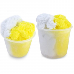 60ML/100ML Kollane ja Valge Puuvillane Pilvelima Kohev Savi Stressi Leevendamine Laste M&auml;nguasi Plastiliini Komplekt 60mL