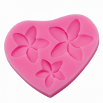 Plumeria lille silikoonvorm Fondant vormikoogi kaunistamise varustus &scaron;okolaadi meisterdamise vormid