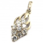Les Tr&eacute;sors De Lily [A5737] - Pendentif Argent 'Felicitad' h&otilde;be