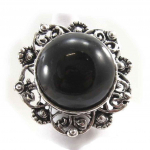 Bague Cr&eacute;ateur 'Scarlett' noir 54 must