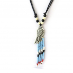 Les Tr&eacute;sors De Lily [N4607] - Collier Cr&eacute;ateur 'Navajos' bleu argent&eacute; must