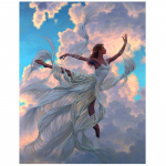 Teemantmaal T&auml;is&uuml;mmargune puurmosaiikmaali kivid numbrite j&auml;rgi 5d teemanttikandid 20X30CM