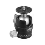 MT-03 mini kuulpeaga DSLR ILDC kaamera statiiv Monopd kinnitus kiirkinnitusega alumiiniumsulamist must