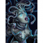 5D Teemantmaal Abstraktne Naine Maod Teemanttikandid Mosaiikmaal 20X30CM