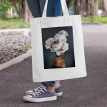 Seksikad lilled, sulgedega graafiline l&otilde;uendist kott, mood Harajuku, naiste &otilde;lakott.