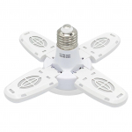 LED garaaživalgustid &ndash; reguleeritavad garaaživalgustid, 38W 6000LM 6500K E27/B22 LED garaažilagi 1pc valge