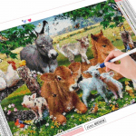 Teemantmaaling Uus Loom Teemanttikandid Ristpistes Hirve hobune Pildid Rhinestones Mosaiik M&uuml;&uuml;k Dekoratsioon Full Round (20X30CM)