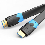 Ventilatsiooni 3 m HDMI-kaabel HDMI 2.0 kaabel 4K HDMI-HDMI-pikenduskaabel l&uuml;liti jaoks PS4 teleri telekarbi video helikaabel HDMI 0.5m must