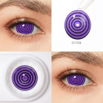 Sharingan Rinnegan Halloweeni kontaktl&auml;&auml;tsed 22 mm Sclera objektiivid Cosplay silmakontaktid 14 mm hullud l&auml;&auml;tsed animetarvikute jaoks 17MM