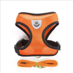 Koera kassi rakmete ja jalutusrihma komplekt Helkur kassipoegade kutsikate koerte jope v&otilde;rgust lemmikloomariided S oranž