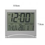 Digitaalne LCD-ilmajaam Kokkupandav kuup&auml;ev lauaarvuti temperatuuri reisi &auml;ratuskell h&otilde;be