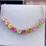 SACE GEMS vasesulamist luksuslik v&auml;rviline tsirkoon k&auml;ev&otilde;ru on stiilne ja l&auml;bim&otilde;eldud pulmakingitus s&otilde;brannadele mitmev&auml;rviline