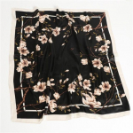 Suvine satiinist kandiline sall naistele Luksuslik siidist sall Juuksepaelad Foulard Hijab Kaelar&auml;t Naiste peam&auml;hised Peapael Bandana 90x90cm