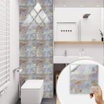 10 tk Hallid marmorplaadid kleebis K&ouml;&ouml;k Vannituba Riidekapp Kodusisustus Veekindel &otilde;likindel kristallist k&otilde;va filmikunsti tapeet 10x10cmx10pcs