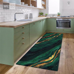 Rohelisest marmorist k&ouml;&ouml;gimatt Libisemiskindel smaragdvaip elutoa jaoks magamistoa vaibad voodialuse ala Vaiba vannimatt 60x180cm