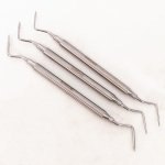Hambajuureotsa valimise t&ouml;&ouml;riist Hambat&otilde;st Hambaravi minimaalselt invasiivne ekstraheerimine Kirurgiline instrument T&otilde;hus terav ots 3 pcs mixed white