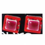 Les Tr&eacute;sors De Lily [R8197] - punased  Coloring  k&otilde;rvar&otilde;ngad - 12x12 mm punane