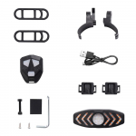 Modifitseeritud suunatuled Xiaomi M365 1S pro Pro2 jaoks MI3 elektrilise t&otilde;ukeratta jaoks. USB-laetav nutikas juhtmevaba valgusti lisatarvikud.