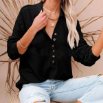 DAFIFY naistemood vabaaja &uuml;hev&auml;rvilise tr&uuml;kiga kevads&uuml;gisene pikkade varrukatega V-kaelusega pulloverid ja pikad varrukad S