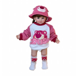 BZDOLL 65 CM Reborn Baby Princess Doll Pehmest silikoonist riidest keha t&uuml;drukule s&uuml;nnip&auml;evaks kingitus m&auml;ngumaja kleit-up m&auml;nguasi same as picture