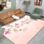 Roosa lilleline elutoa vaip suurde t&uuml;drukute tuppa ja armsale k&ouml;&ouml;gile 40x60cm 1pcs