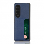 Kukkumiskaitse, matt nahast &uuml;mbris Samsung Galaxy Z Fold4 5g Voldik 4 Voldik3 Voldik2 Kokkupandav 2 3 Tolmuvastane kaardipesa Capa for Samsung Z Fold 4 must