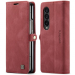 Kaarditasku t&auml;iskaitsega nahk&uuml;mbris Samsung Galaxy Z Fold4 Fold 4 Fold5 Fold 5 Zfold4 Zfold5 P&otilde;rutuskindlad rahakotikatted for samsung z fold 5 must