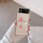 Samsung Galaxy Z Flip 4 Case Star k&auml;ev&otilde;rule L&auml;bipaistvad kokkupandavad telefoni&uuml;mbrised Samsung Z Flip 3 5g Zflip4 k&otilde;va arvuti tagakaas Galaxy Z Flip 3