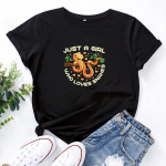 Loves Snakes S&auml;rk Naljakas Ts&auml;rk Naiste O-kaelusega T-s&auml;rk Naiste Graafiline T-s&auml;rk Naiste vabaaja T-s&auml;rk Naiste T-s&auml;rgid Puuvillane Naiste T-s&auml;rk S