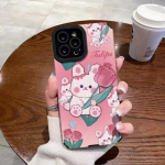 Telefoni&uuml;mbris Iphone 13 Pro Max 11 12 14 Plus 7 8 Se2020 armsa multifilmi j&auml;nese tulbi lilledega silikoonist kate Iphone Xr Xsmax X jaoks iphone 6s 6