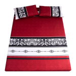 Veekindel kattemadrats voodikaitse kate s&uuml;gava taskuga voodiga, voodilinaga, hingav sile madrats, 9 v&auml;rvi mitmes suuruses 2 padjap&uuml;&uuml;riga 90X200cm With 2Pillowcase