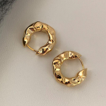 Foxanry korrap&auml;ratult volditud k&otilde;rvar&otilde;ngad naistele, t&uuml;drukutele, minimalistlik isiksus, trendikas pulmapidu pruudi ehted aksessuaarid kingitused 8mm kuld