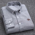 Mood tippkvaliteediga meeste pidulikud kleit-s&auml;rgid pikkade varrukatega valge puhtast puuvillast &auml;riline Slim Fit suures kontoris 2XL