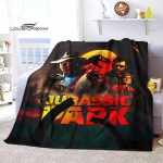 Jurassic Parki vooditekid Kodu Reisimine T&auml;iskasvanutele m&otilde;eldud flanelltekk diivanvoodi jaoks Elutoa diivan Lapsed Hoia soojas King-size 150x200cm