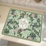 Super imav libisemisvastane suur k&ouml;&ouml;gi imav drenaažimatt kohvin&otilde;ude kuivatusmatt Kiiresti kuivav vannitoa drenaažimatt lauan&otilde;ud 30*40cm roheline